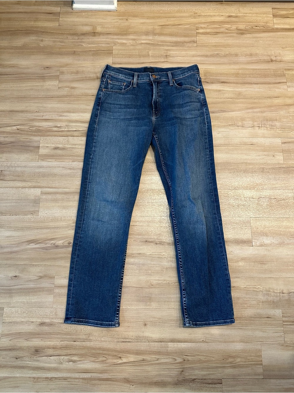Mother Denim The Mid Rise Rider Flood Jeans Size 29